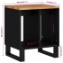Mesa auxiliar madera maciza acacia y contrachapada 40x31x46