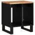 Mesa auxiliar madera maciza acacia y contrachapada 40x31x46