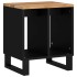 Mesa auxiliar madera maciza acacia y contrachapada 40x31x46