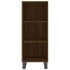Aparador de madera de ingeniería marrón roble 34,5x32,5x90