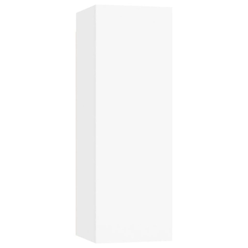 Mueble para TV madera contrachapada blanco 30,5x30x90