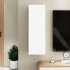 Mueble para TV madera contrachapada blanco 30,5x30x90