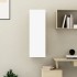 Mueble para TV madera contrachapada blanco 30,5x30x90