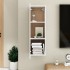 Mueble para TV madera contrachapada blanco 30,5x30x90