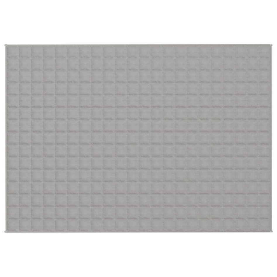 Manta con peso tela gris 155x220 cm 11