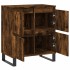 Aparador madera contrachapada color roble ahumado 60x35x70