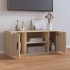Mueble para TV madera contrachapada color roble 100x35x40