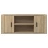 Mueble para TV madera contrachapada color roble 100x35x40