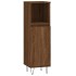 Armario de baño madera contrachapada marrón roble 30x30x100
