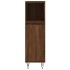 Armario de baño madera contrachapada marrón roble 30x30x100