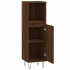 Armario de baño madera contrachapada marrón roble 30x30x100