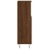 Armario de baño madera contrachapada marrón roble 30x30x100