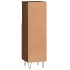 Armario de baño madera contrachapada marrón roble 30x30x100