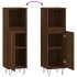 Armario de baño madera contrachapada marrón roble 30x30x100