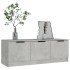 Mueble de TV madera contrachapada gris hormigón 102x35x36,5
