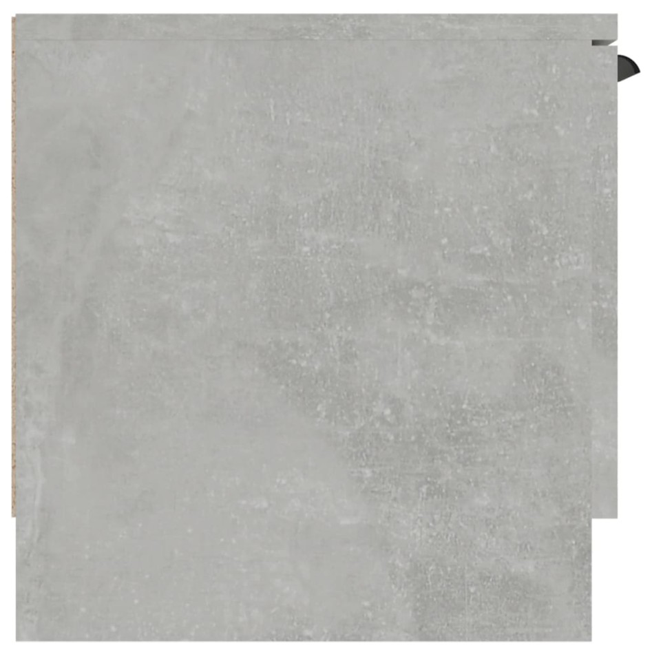 Mueble de TV madera contrachapada gris hormigón 102x35x36,5