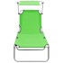 Tumbona plegable con toldo aluminio
