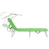 Tumbona plegable con toldo aluminio