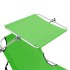 Tumbona plegable con toldo aluminio