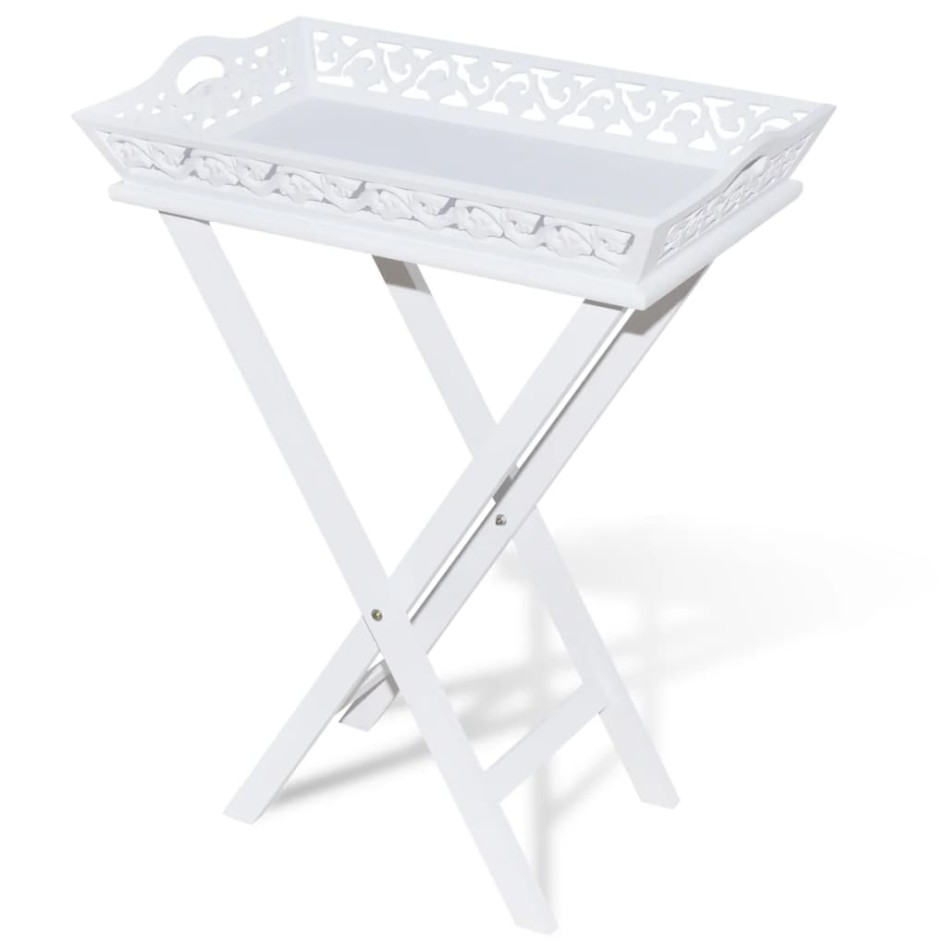 Mesa auxiliar con bandeja