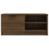 Mueble para TV madera contrachapada marrón roble 80x35x36,5
