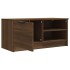 Mueble para TV madera contrachapada marrón roble 80x35x36,5