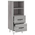 Aparador madera de ingeniería gris Sonoma 34,5x34x90
