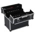 Caja de herramientas aluminio negro 38x22,5x34
