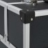 Caja de herramientas aluminio negro 38x22,5x34