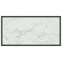 Mesa de centro negra con vidrio de mármol blanco 100x50x35
