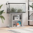 Soporte para acuario madera ingeniería gris hormigón 80x35x60cm