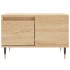 Mesa de centro madera contrachapada roble Sonoma 55x55x36,5