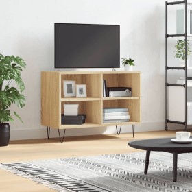 Mueble de TV madera de ingeniería roble Sonoma 69,5x30x50