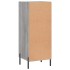 Aparador madera de ingeniería gris Sonoma 34,5x34x90