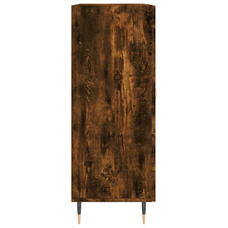 Aparador de madera de ingeniería roble ahumado 69,5x34x90