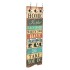 Perchero de pared HOME IS con 6 ganchos 120x40