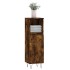 Armario de baño madera contrachapada roble ahumado 30x30x100