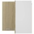 Armario colgante esquina madera de ingeniería roble 57x57x60
