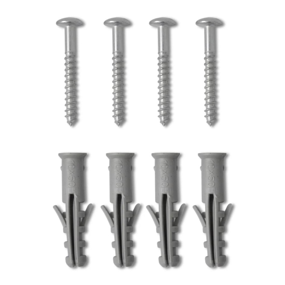 Radiador toallero 480 x 480 mm conector lateral y