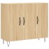 Aparador de madera de ingeniería roble Sonoma 90x34x80