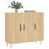 Aparador de madera de ingeniería roble Sonoma 90x34x80