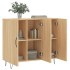 Aparador de madera de ingeniería roble Sonoma 90x34x80