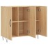 Aparador de madera de ingeniería roble Sonoma 90x34x80