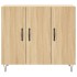 Aparador de madera de ingeniería roble Sonoma 90x34x80