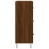 Aparador de madera de ingeniería marrón roble 69,5x34x90
