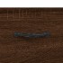 Aparador de madera de ingeniería marrón roble 69,5x34x90