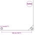 Lona 650 g/m² 3x4 m