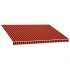 Toldo de lona naranja y marrón 450x300