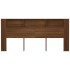 Mueble cabecero color roble marrón 220x18,5x104,5