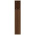 Mueble cabecero color roble marrón 220x18,5x104,5